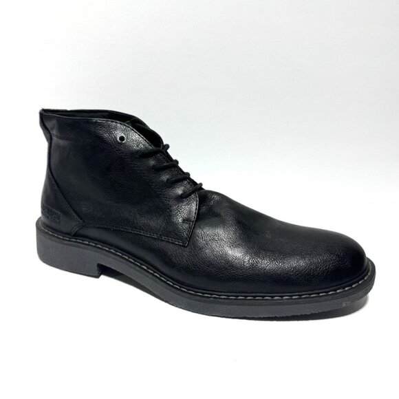 Kenneth Cole Mens Trail Chukka Boots Black Size 10.5M